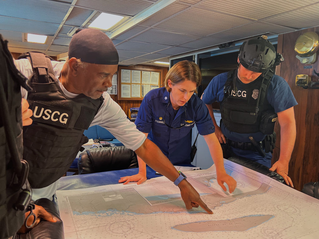 USCG navigating