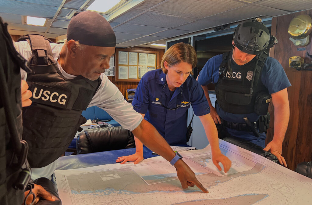 USCG navigating