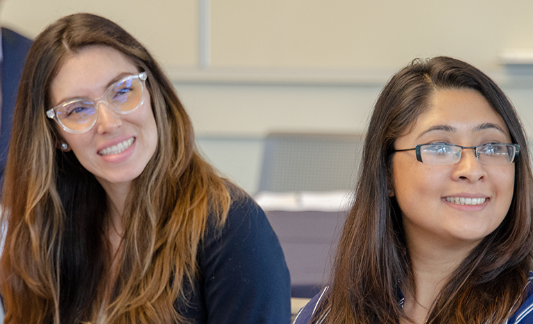 Photo of two of the spouses that participated in the MSTA pilot program.