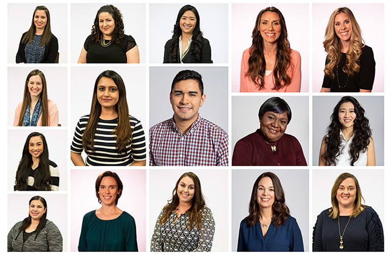 Collage of military spouses