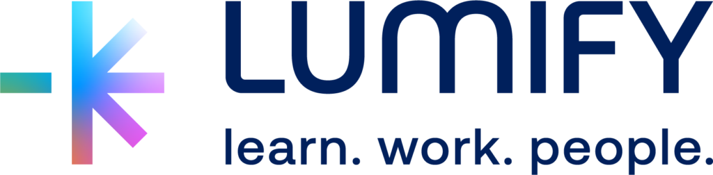 Lumify logo. learn. work. people.