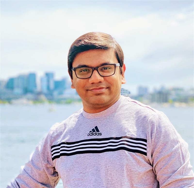 Adit, a Microsoft employee enjoying casual time